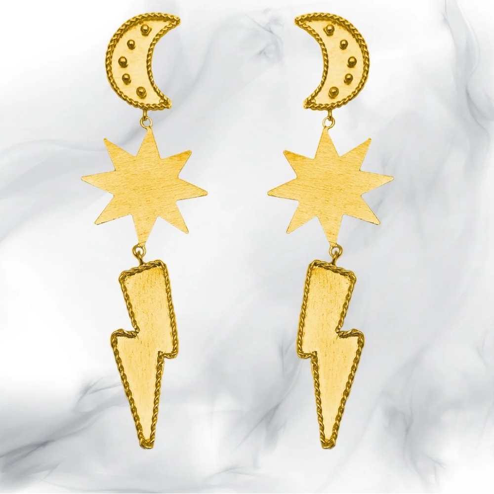 Three layer earrings ✨ - Picture 2 of 2